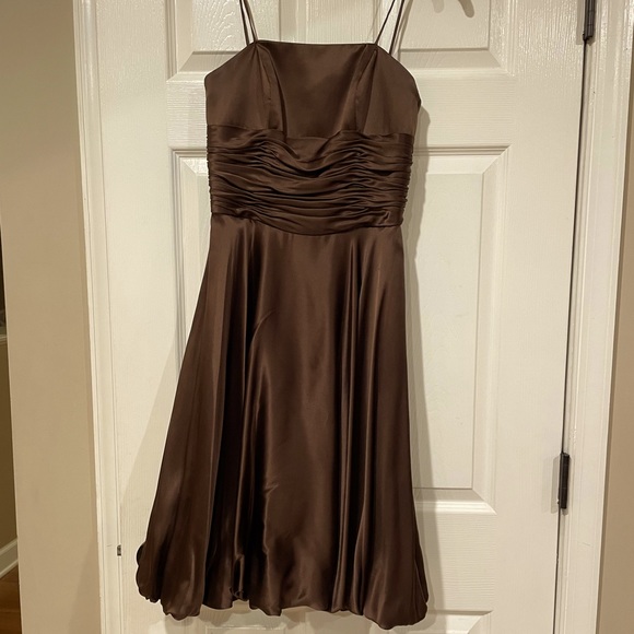 Melissa Sweet Chocolate Brown Dress - Picture 1 of 4